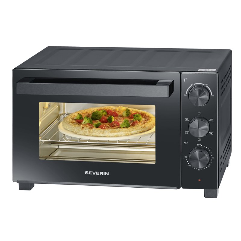 SEVERIN Back & Toast oven TO 2075, 30 liter, hetelucht, zwart